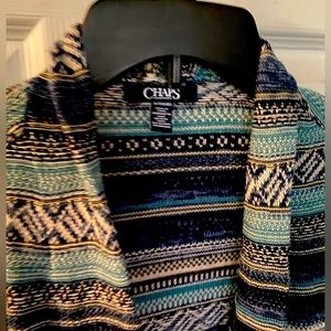 Chaps women’s 1x Striped western style